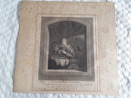 Engraving the young bird catchers 1768 W.Walker - £221.26 GBP