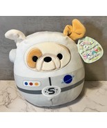 Squishmallows Brock the Bull Dog Astronaut 8 inch Plush Toy NWT - £10.02 GBP