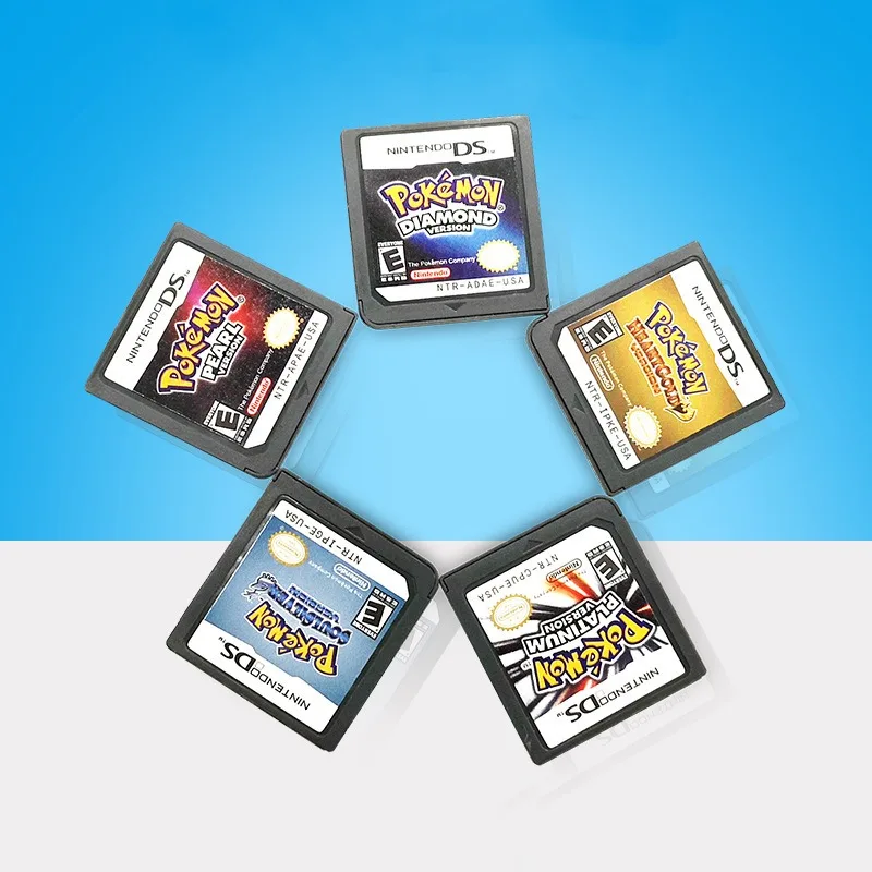 NDS Pokemon DS Game Cassette Pikachu Charizard Gold Silver Platinum Pearl - £22.60 GBP