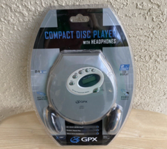 Gpx Portable Cd Player With Headphones CD-R CD-RW Lcd Display C3847 New Sealed - £23.20 GBP