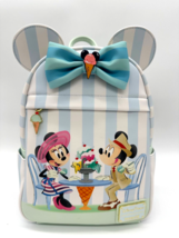 Disney Parks Beach Club Resort Scented Loungefly Mini Backpack Mickey Minnie NWT - $108.89