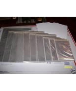 6 - 13 X 16 ACID FREE ART PRINT NEWSPAPER CLEAR ARCHIVAL STORAGE ENVELOP... - $28.32