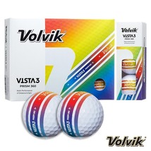 NEW 2024 Volvik Vista 3 Prism 360 Golf Balls . 1 Dozen. - $55.16