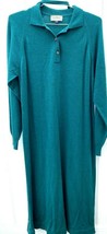 VTG LL Bean Women Sweater Dress Long Sleeve L Wool Blend Green 1970s-80s - $77.22