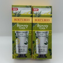 2 Burts Bees Rosemary &amp; Lemon Hand Cream With Shea Butter 1 oz - £9.15 GBP