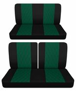 Fits 1963 Chevy II Nova 2 door hardtop Front 50-50 top and Rear seat covers - €137,38 EUR