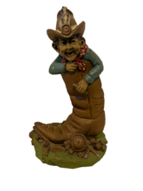 Tom Clark Gnome Figurine vtg sculpture elf SIGNED Cairn Boote Cowboy boot west - £31.54 GBP