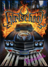 GIRLSCHOOL Hit and Run Revisited FLAG CLOTH POSTER BANNER CD HEAVY METAL - £15.98 GBP