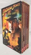Indiana Jones 4 Boxed Set 2008- Last Crusade, Raiders, Temple Of Doom, Crystal - £15.46 GBP