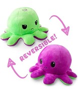 Octopus Plushie Reversible Green-Purple Original Fast Shipping - £23.68 GBP