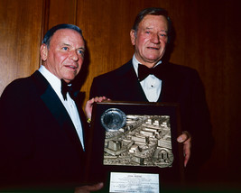 John Wayne, Frank Sinatra 11x14 Photo 1970&#39;s in tuxedos together - £11.98 GBP