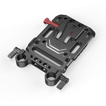Smallrig V-Lock Mount Battery Plate With Dual 15Mm Rod Clamp - 3016 - £47.66 GBP