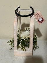 Led Candle Lantern with greens and built in Timer image 5