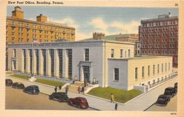 Che Leggono Pennsylvania Nuovo Ufficio Postale Cartolina c1940s - £5.53 GBP