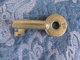 Vintage Hollow Barrel Brass Key #3 - $39.99