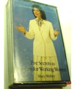 Sealed Tape Cassette Mary Weber Five Secrets to Success for Working Wome... - $6.18 CAD