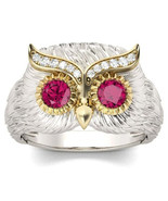 Sleek Silver Crystal Ring  Unisex Classic Jewelry Gift - $54.17 CAD