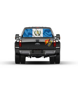Guatemala Flag Bandera de Guatemala Rear Window Perforated Graphic Decal... - £40.00 GBP
