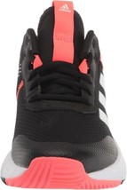 adidas Big Kids Own the game 2.0 Basketball Shoes Core Black/White/Turbo... - $54.50