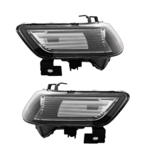 Set of (2) Headlights Halogen Factory Black Clear for 2004-2008 Acura TSX - $302.89