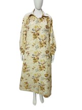 Doen New Women&#39;s Floral Leaf Printed Button Cotton Midi Gown Maxi Dress Size XL - £145.92 GBP