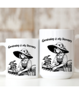 Gardening Mug Gift for Women – Garden Lover Coffee Cup w/ Cute Girl Illu... - $218.32 MXN+