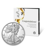 2022 W Proof $1 American Silver Eagle Congratulations Set 22RF - £88.91 GBP