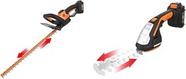 Wg801 20V Power Share 4&quot; Cordless Shear And 8&quot; Shrubber Trimmer (Battery And - £174.56 GBP