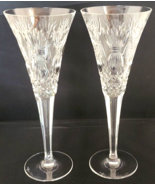 Waterford Crystal 2 Fluted Champagne Millennium Series Prosperity Jim O&#39;... - $320.59 CAD