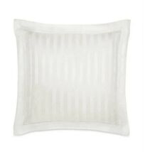 GINGERLILY LONDON LANCASTER STRIPE 100% SILK  IVORY 1pc EURO SHAM  BNWOP - $95.75