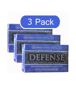 DEFENSE Soap Bar 4 oz - (3 PACK) -100% Natural &amp; Herbal Grade Tea Tree Oil  - $399.57 MXN