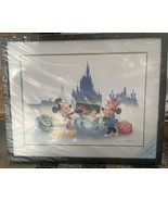 MIB Disney AAA Print Our Cup Runneth Over Magical Memories 2012 Framed S... - $34.99