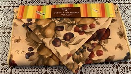 Kmart Brand Autumn Fall Fabric Table Runner 72 x 14 Inch Polyester NWT Brand New - £10.17 GBP