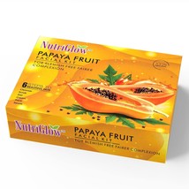 NutriGlow Papaya Fruit Facial Kit for Men, Women for Glowing Skin 260 Gms - £15.81 GBP