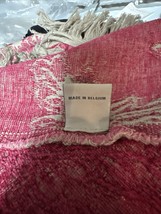 UNIQUITY  SAVERY THROW PINK  PAISLEY COTTON/VISCOSE BLANKET PRE-OWNED $500 - $222.47