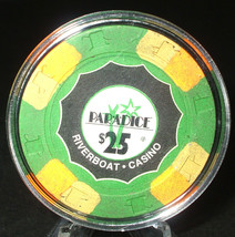 (1) $25. Par-A-Dice Casino Chip - East Peoria, Illinois - 1999 - £6.94 GBP