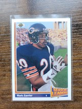 1991 Upper Deck #406 Mark Carrier - Chicago Bears Checklist - NFL - Fresh Pull - £1.59 GBP