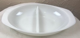 Pyrex Divided Serving Dish 1063 1.5 Qt. Vintage Bakeware (2) - $15.68