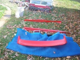 1999 2000 2001 FORD MUSTANG SPOILER OEM PERFORMANCE RED YR33 6341602 AA W - $296.01