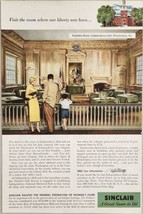 1956 Print Ad Sinclair Oil Assembly Room Independence Hall Philadelphia,PA - £14.35 GBP