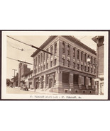 Mt. Pleasant, PA RPPC 1930s - State Bank &amp; Downtown Business District - £19.46 GBP
