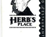 Herb&#39;s Place Licensed Restaurant and Bar Menu Rotorua New Zealand  - £27.15 GBP