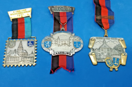 Lot of 3 medal LEERANER SOLDATENMARSCH 1977 1979 - $44.13