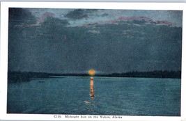 Midnight Sun on the Yukon Alaska Postcard - £7.09 GBP