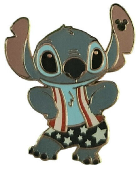Primary image for Disney Lilo and Stitch 4th of July Stitch Holidays Hidden Disney 2024 pin