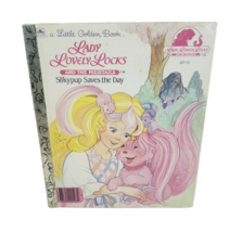Vintage 1987 Lady Lovely Locks Pixietails Silkypup Saves The Day Golden Book - £37.21 GBP