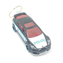 Hot Wheels Black White Porsche Panamera Polizei FYG20 1:64 Diecast Keych... - £8.43 GBP