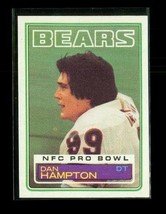 Vintage 1983 Topps Nfc Pro Bowl Football Card #30 Dan Hampton Chicago Bears - £3.94 GBP