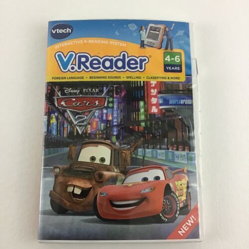 VTech V.Reader Interactive E-Reading System Cartridge Disney Pixar Cars SEALED - £11.64 GBP