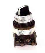 ALLEN BRADLEY 800T-H2 SELECTOR SWITCH SER. T W/ 800T-XA SER. D CONTACT B... - $42.95